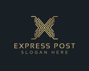 Luxury Premium Firm Letter X logo design