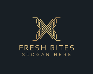 Luxury Premium Firm Letter X logo design