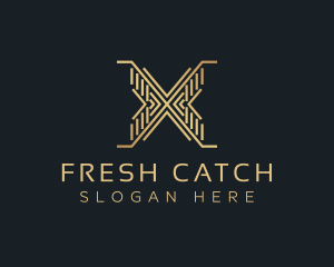 Luxury Premium Firm Letter X logo design