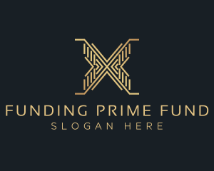 Luxury Premium Firm Letter X logo design