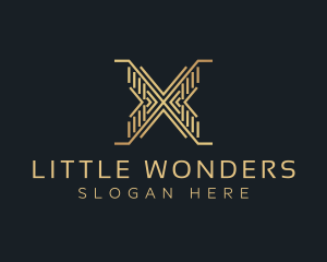 Luxury Premium Firm Letter X logo design