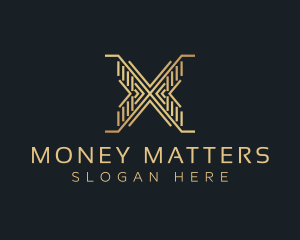 Luxury Premium Firm Letter X logo design