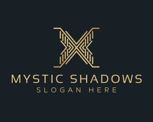 Luxury Premium Firm Letter X logo design