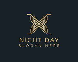 Luxury Premium Firm Letter X logo design