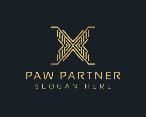 Luxury Premium Firm Letter X logo design