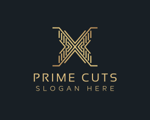 Luxury Premium Firm Letter X logo design