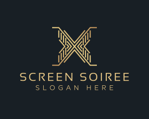 Luxury Premium Firm Letter X logo design