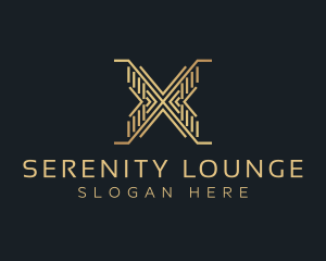 Luxury Premium Firm Letter X logo design