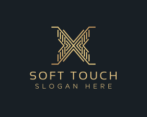 Luxury Premium Firm Letter X logo design