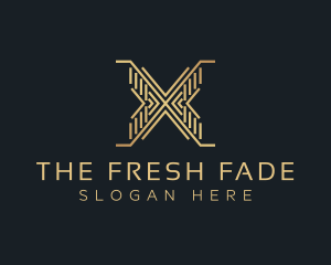 Luxury Premium Firm Letter X logo design