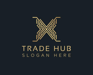 Luxury Premium Firm Letter X logo