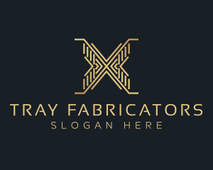 Luxury Premium Firm Letter X logo design