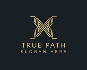 Luxury Premium Firm Letter X logo design