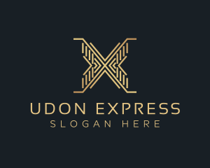 Luxury Premium Firm Letter X logo design