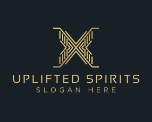 Luxury Premium Firm Letter X logo design