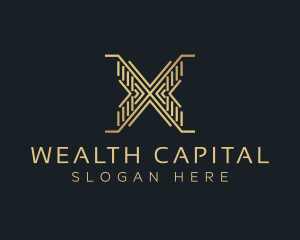 Luxury Premium Firm Letter X logo