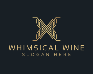 Luxury Premium Firm Letter X logo design