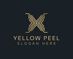 Luxury Premium Firm Letter X logo design