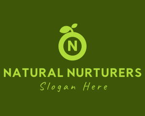 Organic Seedling Plant logo design