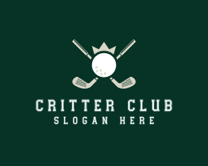 Golf Club Crown logo design