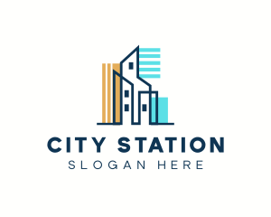 City Building Structure logo design