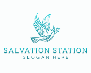 Christian Dove Bird logo
