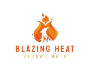 Phoenix Fire Heat logo design