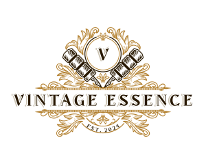 Vintage Tattoo Machine logo
