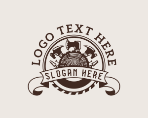 Rustic Lumberjack Tools logo