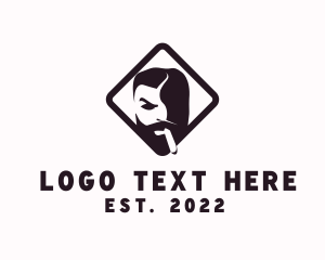 Men Tobacco Smoking logo