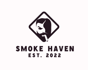 Men Tobacco Smoking logo