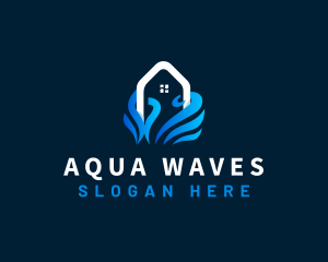 Wave Beach House logo design