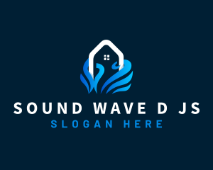 Wave Beach House logo design