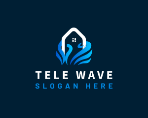 Wave Beach House logo design