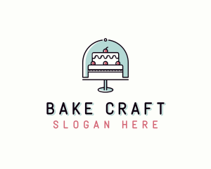 Cake Bakery Dessert logo design