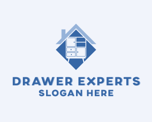 House Cabinet Furniture logo design