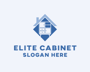 House Cabinet Furniture logo design