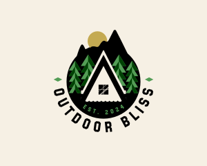 Cabin Tree Camp logo design