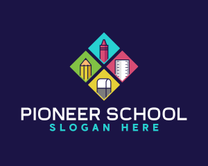 Stationery School Supplies logo