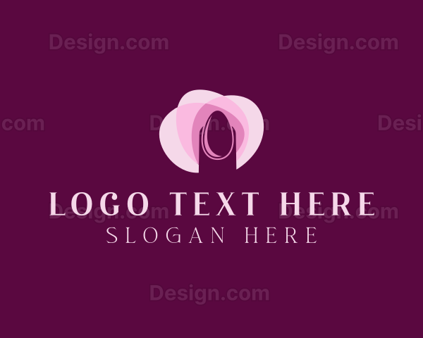 Nail Polish Design Logo