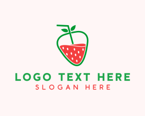 Strawberry Fruit Juice  logo