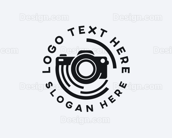 Digital Camera Lens Logo