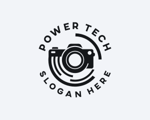 Digital Camera Lens Logo