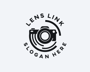 Digital Camera Lens logo design