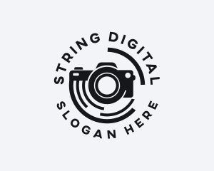 Digital Camera Lens logo design