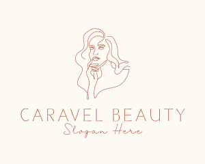 Beauty Woman Face logo design