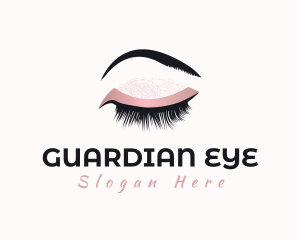 Beauty Eyebrow Lashes logo design