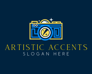 Artistic Multimedia Photography logo design