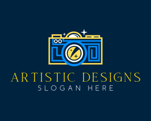 Artistic Multimedia Photography logo design