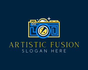 Artistic Multimedia Photography logo design